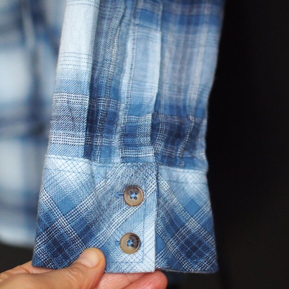 Nobo | Soft Flannel Long Sleeve Plaid Shirt - Picture 6 of 6
